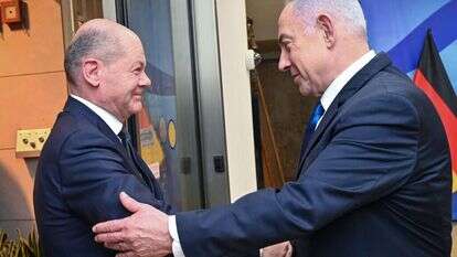 ראש הממשלה בנימין נתניהו וקנצלר גרמניה אולף שולץ. | קובי גדעון / לע"מ