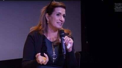 פרופ' נאדירה שלהוב-קבורקיאן. | מסך מתוך עמוד היוטיוב של Qattan Foundation