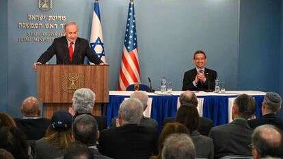 נתניהו בפגישתו עם חברי איפא"ק, היום. | מעיין טואף, לע"מ נתניהו בפגישתו עם חברי איפא"ק, היום. | מעיין טואף, לע"מ