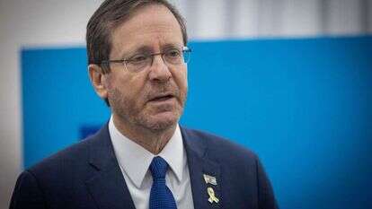 נשיא המדינה, יצחק הרצוג. | יונתן זינדל, פלאש 90