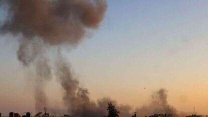 הפצצות צה"ל ברפיח. | AFP הפצצות צה"ל ברפיח. | AFP