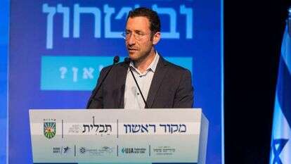 איציק שמולי בוועידת מקור ראשון בשדרות. | לירון מולדובן