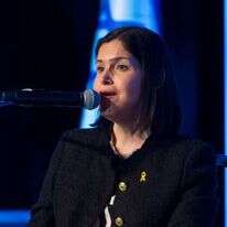 קארין אלהרר בוועידת מקור ראשון לחברה וביטחון בשדרות. | לירון מולדובן