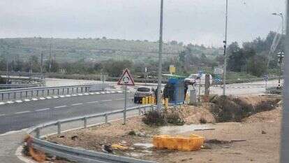 זירת הפיגוע סמוך לצומת הגוש. | ישי גלעד, TPS זירת הפיגוע סמוך לצומת הגוש. | ישי גלעד, TPS
