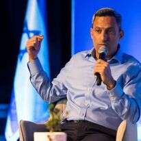 אלון דוידי, ראש עיריית שדרות בוועידת מקור ראשון לחברה וביטחון בשדרות. | לירון מולדובן