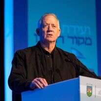 השר בני גנץ בוועידת מקור ראשון לחברה וביטחון בשדרות. | לירון מולדובן