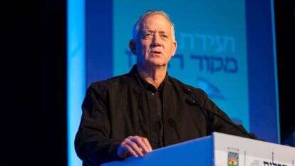 השר בני גנץ בוועידת מקור ראשון לחברה וביטחון בשדרות. | לירון מולדובן