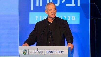 השר בני גנץ בוועידת מקור ראשון לחברה וביטחון בשדרות. | לירון מולדובן