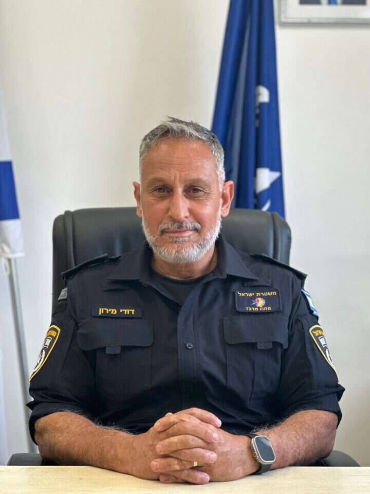 מפקד תחנת לוד, סגן ניצב דודי מירון. | דוברות המשטרה