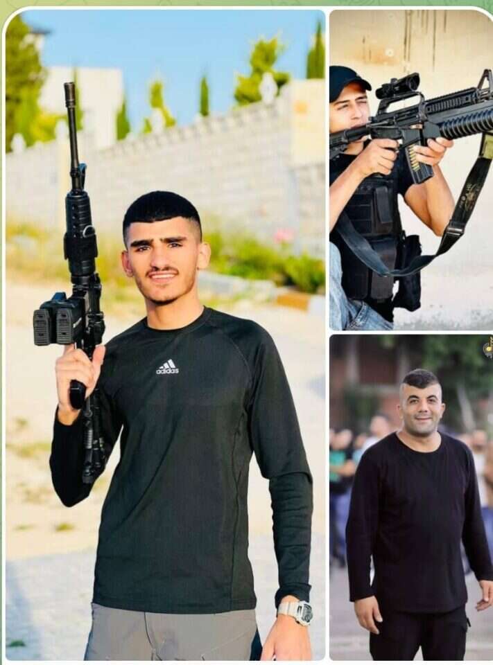 שלושת המחבלים שחוסלו בתקיפה האווירית של צה"ל בג'נין שלושת המחבלים שחוסלו בתקיפה האווירית של צה"ל בג'נין