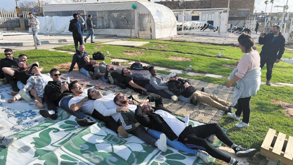 אם שרדתם עד עכשיו תהיו איתי. בסדנה לחיילים שיצאו מעזה. | באדיבות המרואיינת.