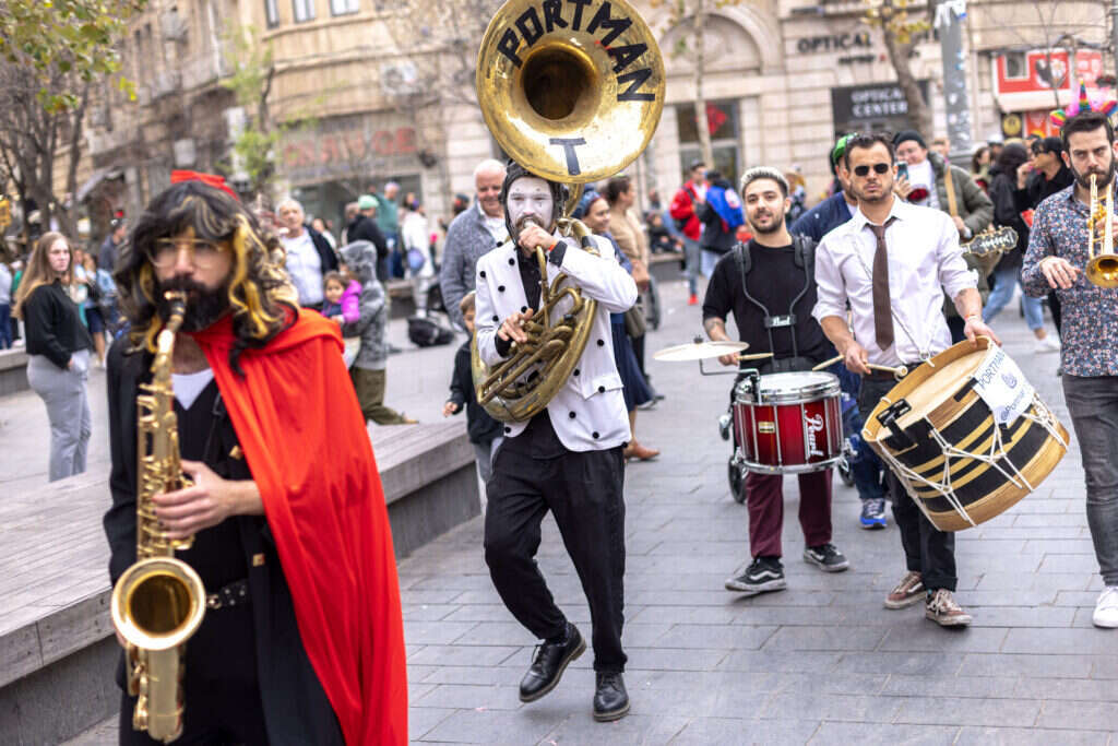 חג פורים בירושלים. | אריק מרמור - פלאש 90