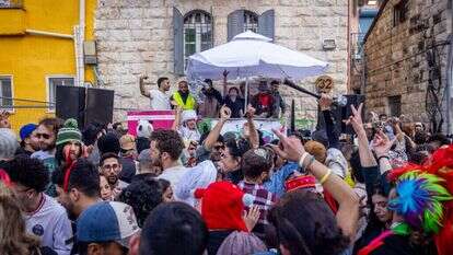 חג פורים בירושלים. | אריק מרמור - פלאש 90