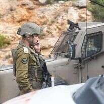 זירת הפיגוע בבנימין. | דובר צה"ל