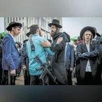 הפגנה נגד גיוס בחורי ישיבות, בשבוע שעבר. | חיים גולדברג, פלאש 90