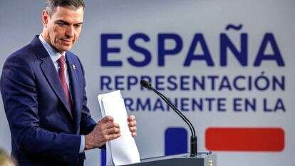 ראש ממשלת ספרד, פדרו סנצ'ס. | EPA