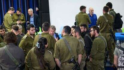 סטודנטים מילואימניקים באוניברסיטת בן גוריון. למצולמים אין קשר לכתבה | דני מכליס, אוניברסיטת בן גוריון