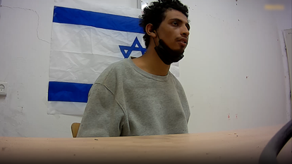 המחבל בחקירתו. | דובר צה"ל