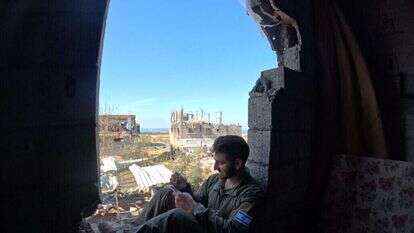 אלקנה כהן בתוך הרצועה. | באדיבות המצולם אלקנה כהן בתוך הרצועה. | באדיבות המצולם