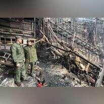 זירת הפיגוע במוסקבה, בשבת שעברה. | אי.פי.איי