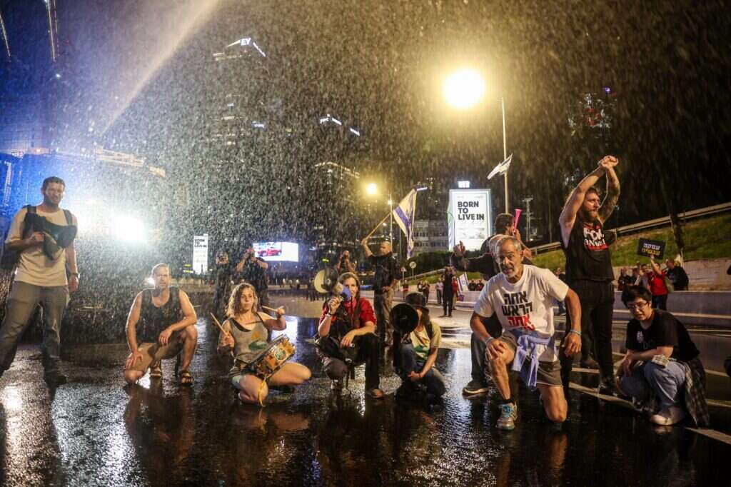 מפגינים בתל אביב, אמש. | איתי רון, פלאש 90