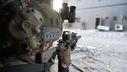 לוחמי צה"ל בביה"ח שיפא בעזה. | דובר צה"ל