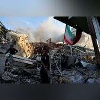 זירת התקיפה בדמשק, אתמול. | Omar Sanadiki, AP