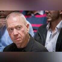 שר הביטחון יואב גלנט. | חיים גולדברג, פלאש 90