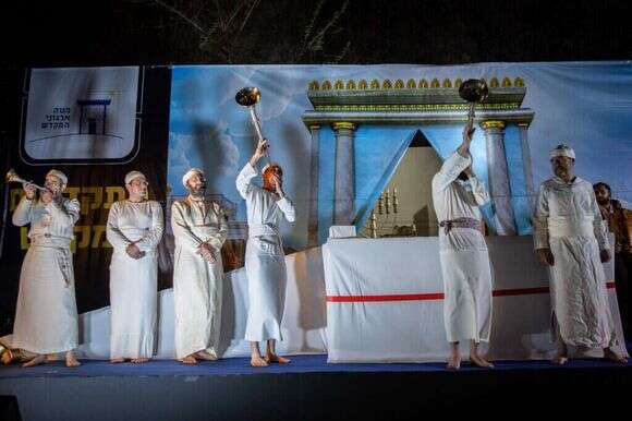 תרגול הקרבת קורבן פסח בירושלים, לקראת חג הפסח תשפ"א. | שיר טורם, פלאש 90