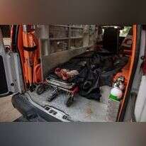 רכב ארגון הסיוע WCK לאחר התקיפה. | EPA/HAITHAM IMAD