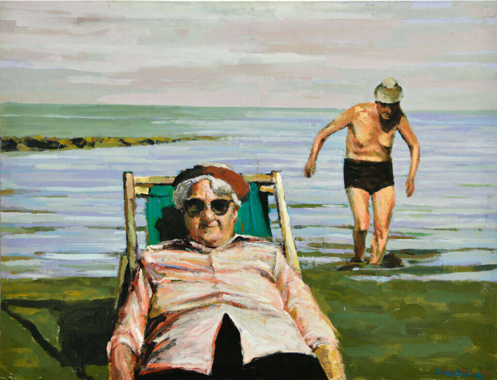 נופשים בים המלח, דוד גרשטיין, 1986