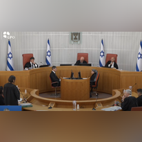 הדיון בבג"צ על הכנסת הסיוע לעזה. | מסך