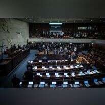 מליאת הכנסת. | יונתן זינדל, פלאש 90