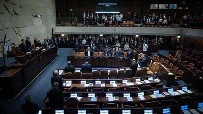 מליאת הכנסת. | יונתן זינדל, פלאש 90