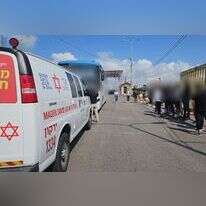 זירת הפיגוע בשומרון. | תיעוד מבצעי מד"א זירת הפיגוע בשומרון. | תיעוד מבצעי מד"א