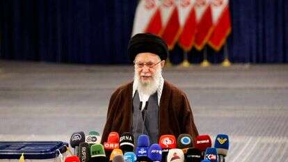 המנהיג העליון של איראן, האייתוללה עלי ח'אמנאי. | EPA