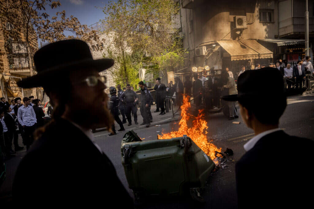 הפגנת חרדים קיצונים בירושלים, היום. | חיים גולדברג, פלאש 90