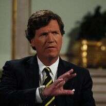 טאקר קרלסון. | AFP טאקר קרלסון. | AFP