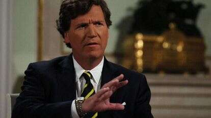 טאקר קרלסון. | AFP טאקר קרלסון. | AFP