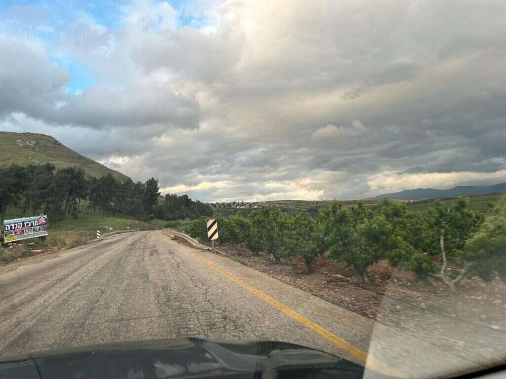 נופי הצפון בדרך לקריית שמונה. | אורלי גולדקלנג