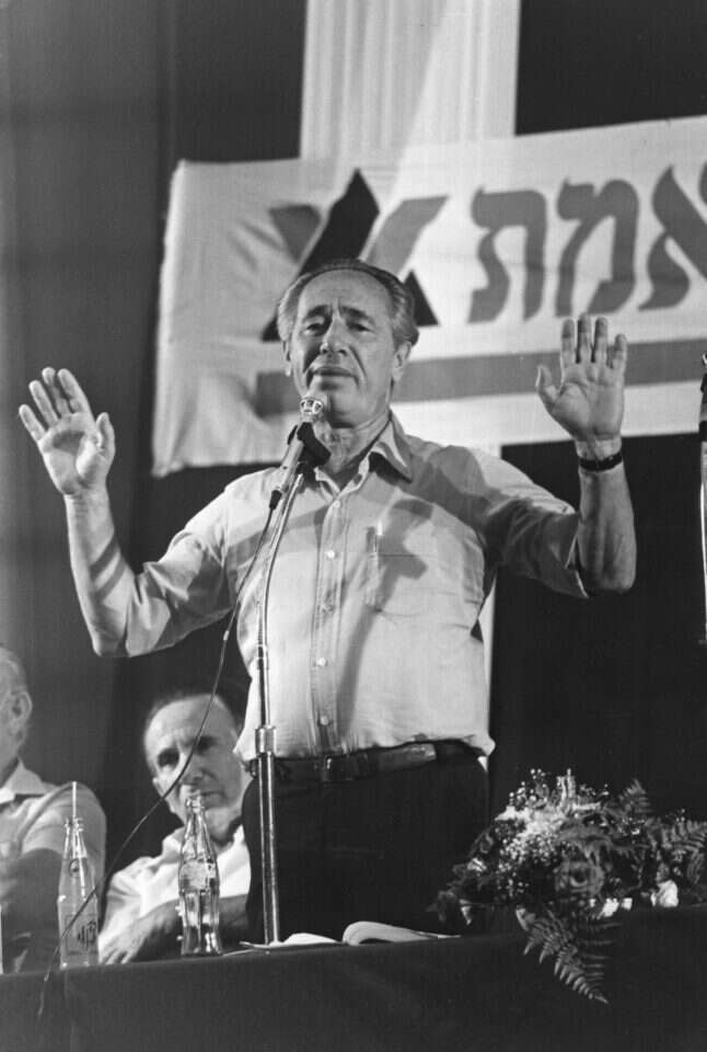 ההתפטרות שלו הפתיעה, ושינתה את היחסים עם שמיר. שמעון פרס. | גטי אימג'ס