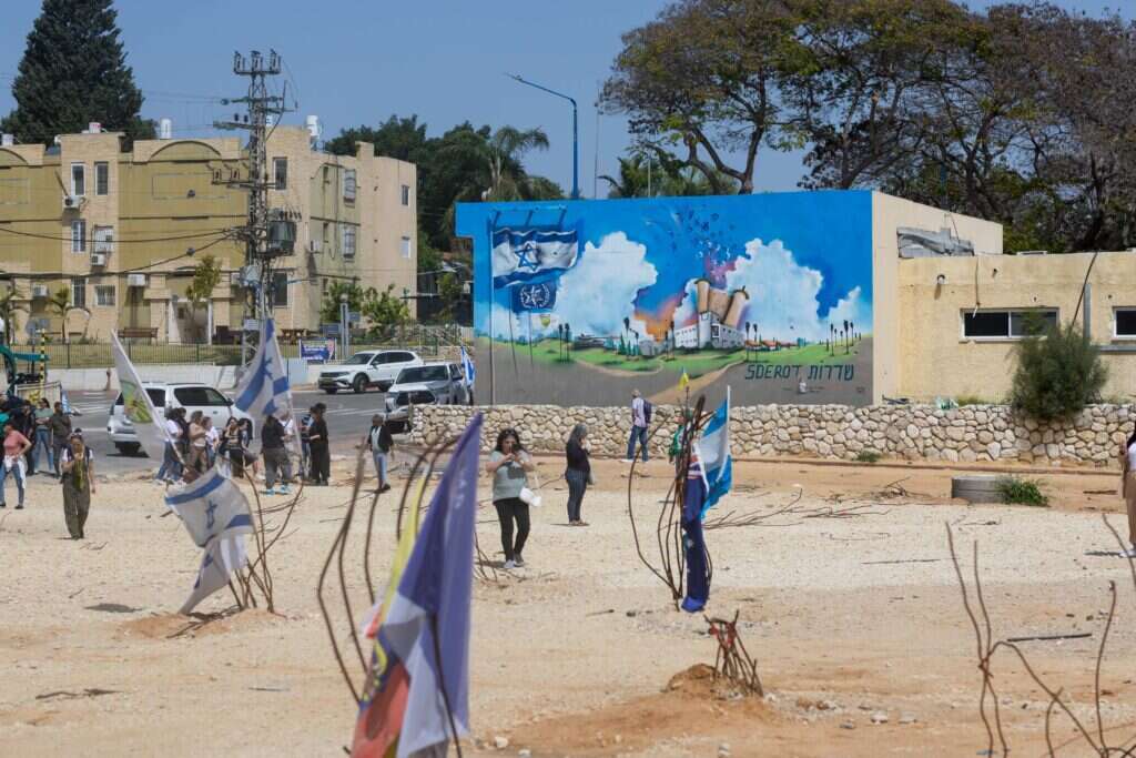 "הנס היה שהמחבלים שתקפו את תחנת המשטרה הסתבכו". מקום תחנת המשטרה בשדרות. | לירון מולדובן