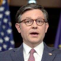 יו"ר בית הנבחרים האמריקני, מייק ג'ונסון. | Mariam Zuhaib, AP