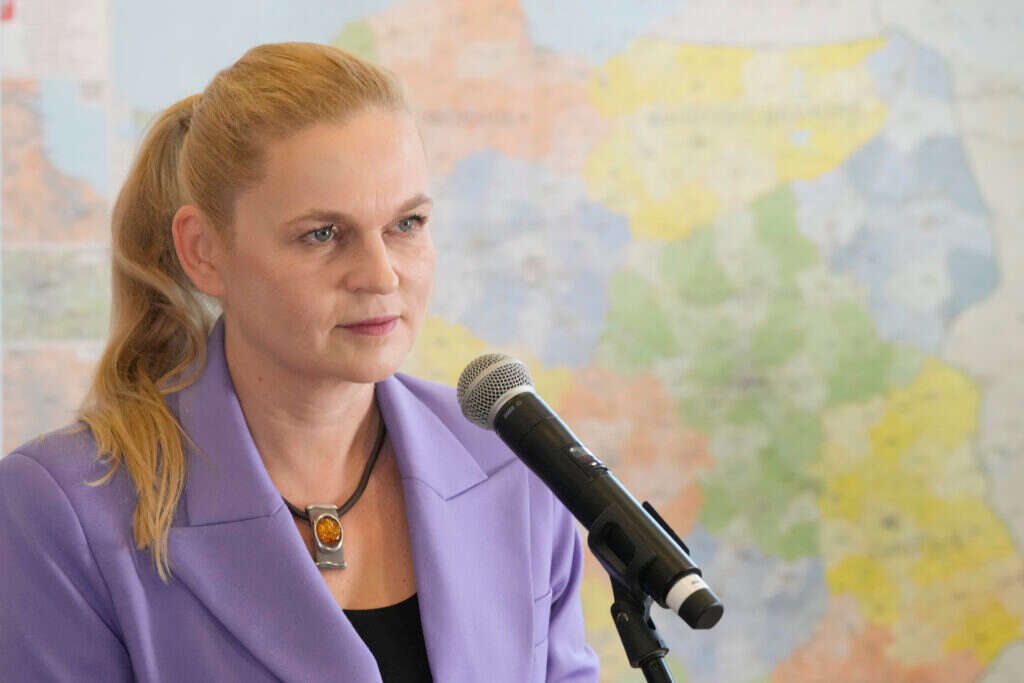 שרת החינוך הפולנית, ברברה נובאקה. | Czarek Sokolowski, AP