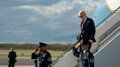 הנשיא ביידן. | SAMUEL CORUM / AFP הנשיא ביידן. | SAMUEL CORUM / AFP