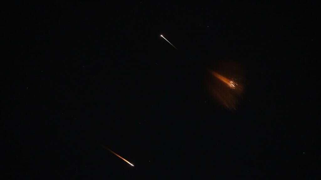 יירוט טילי המתקפה האיראנית, בשמי השומרון, אפריל 24'. | אלעד זגמן/TPS יירוט טילי המתקפה האיראנית, בשמי השומרון, אפריל 24'. | אלעד זגמן/TPS