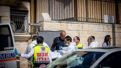 זירת השריפה בשכונת פסגת זאב בירושלים. | יונתן זינדל, פלאש 90