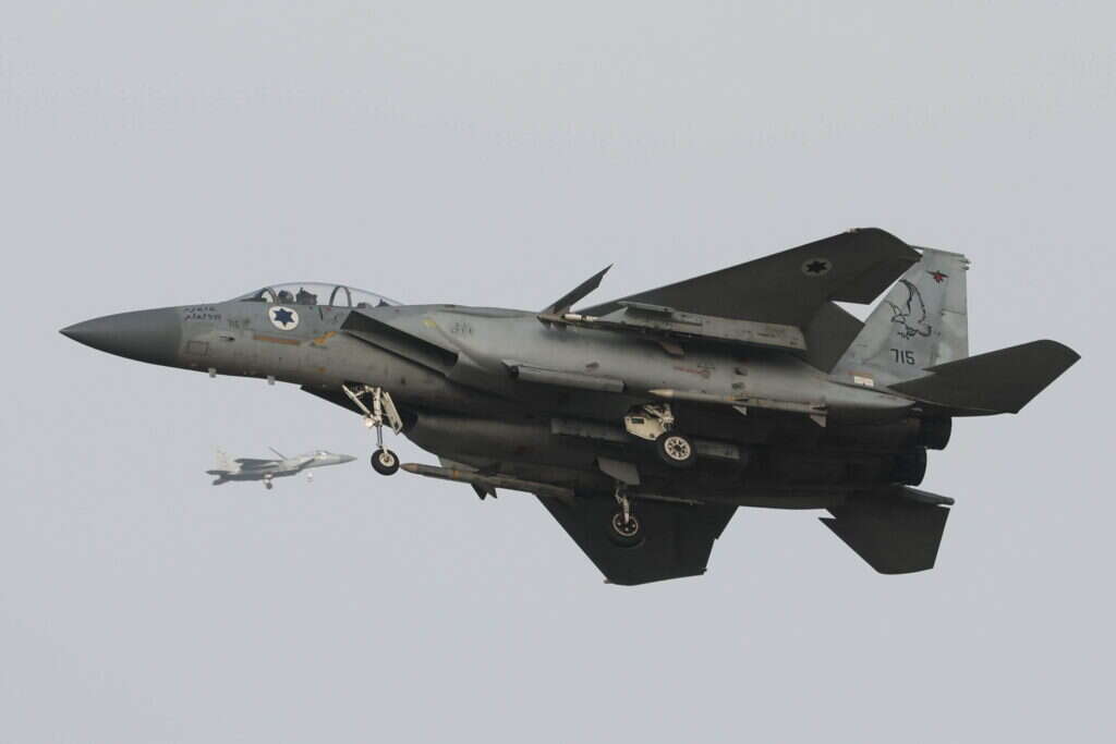 מטוס קרב של חיל האוויר. | EPA