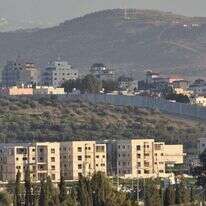 יום אחד יפרצו אליכם ליישוב אנשים בלי שאף אחד מבחוץ יעזור לכם". בת חפר על רקע טולכרם. | יוסי שחר, פלאש 90