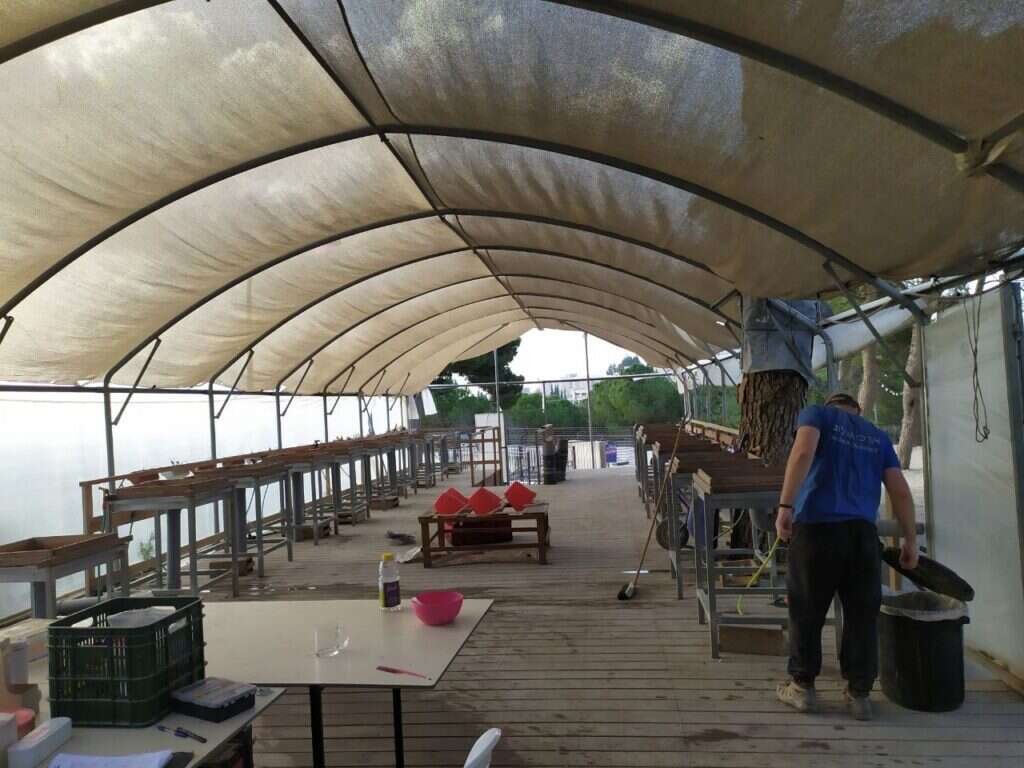 פעילות סינון העפר באתר הסינון במצפה המשואות. | פרויקט סינון העפר מהר הבית פעילות סינון העפר באתר הסינון במצפה המשואות. | פרויקט סינון העפר מהר הבית